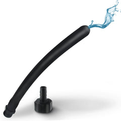 Contenido del paquete CleanStream con boquilla y accesorios listos para montar