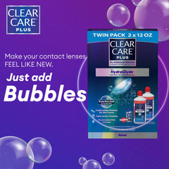 Estuche Clear Care con disco de platino visible que neutraliza peróxido para seguridad