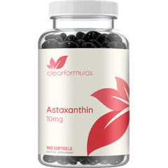 Clear Formulas frasco delantero mostrando la etiqueta y beneficio antioxidante