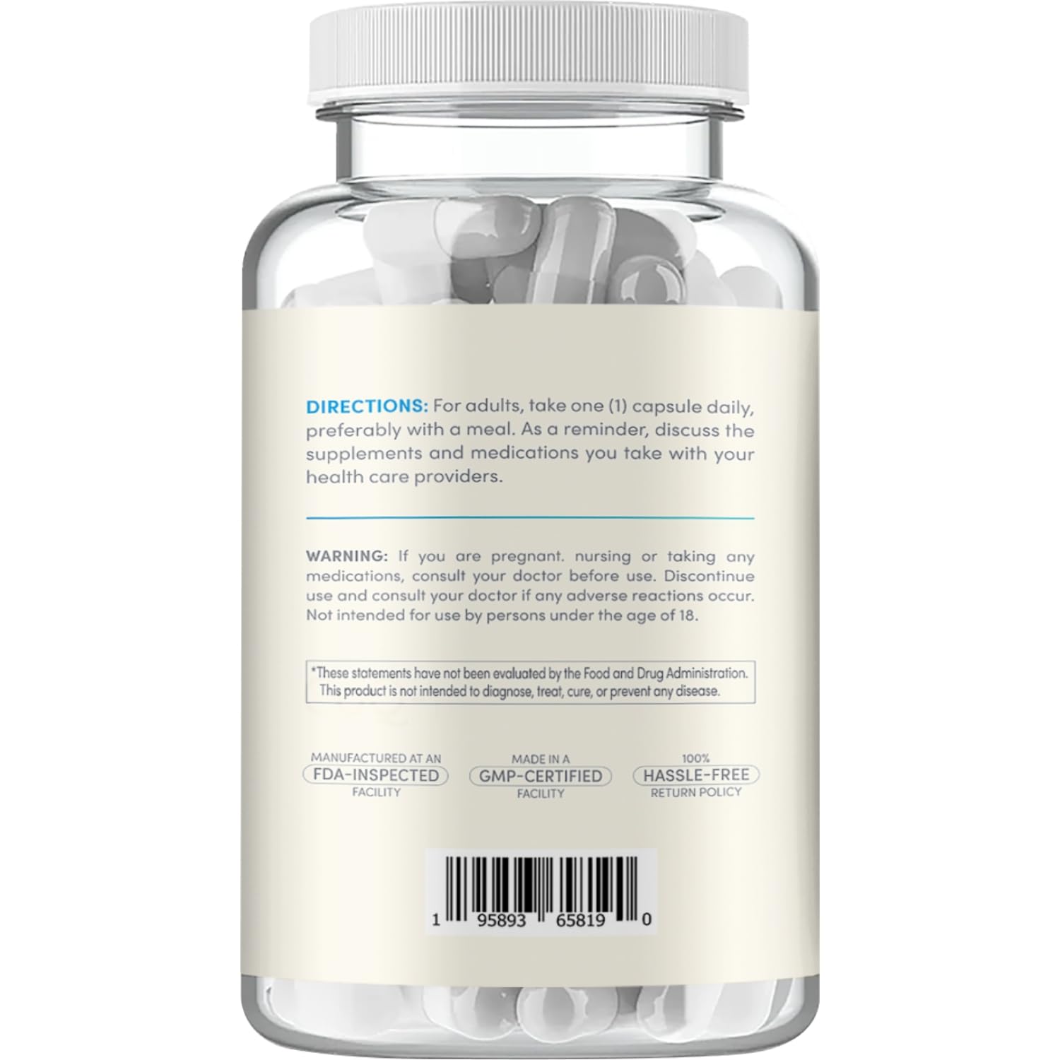 Clear Formulas instalación cGMP que indica control de fabricación