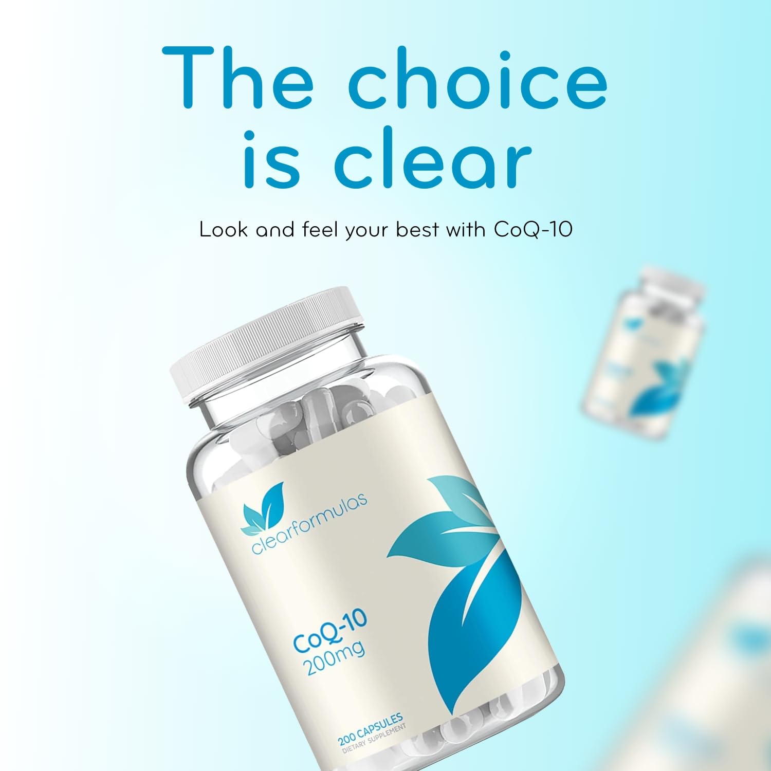 Producto Clear Formulas integrado en rutina diaria junto a comida saludable