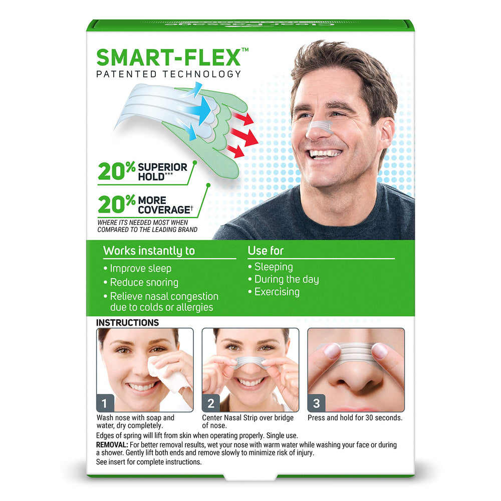 Clear Passage etiqueta enfocando tecnología Smart-Flex y ventajas