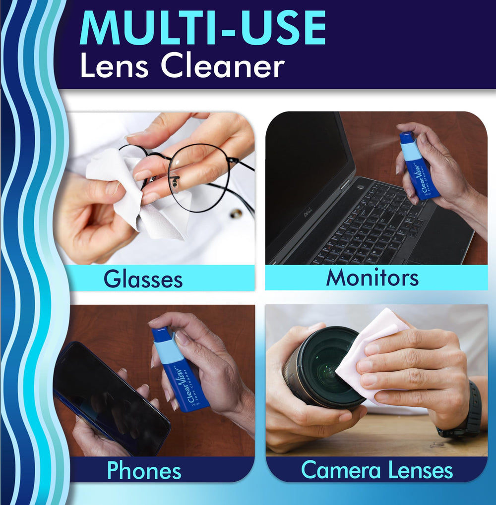 Clear View comparación de tamaño en bolsillo, portabilidad y conveniencia