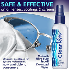 Clear View primer plano microfibra alta densidad, limpieza eficaz