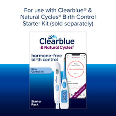 Caja abierta con los 15 tests Clearblue, recarga visible y ordenada