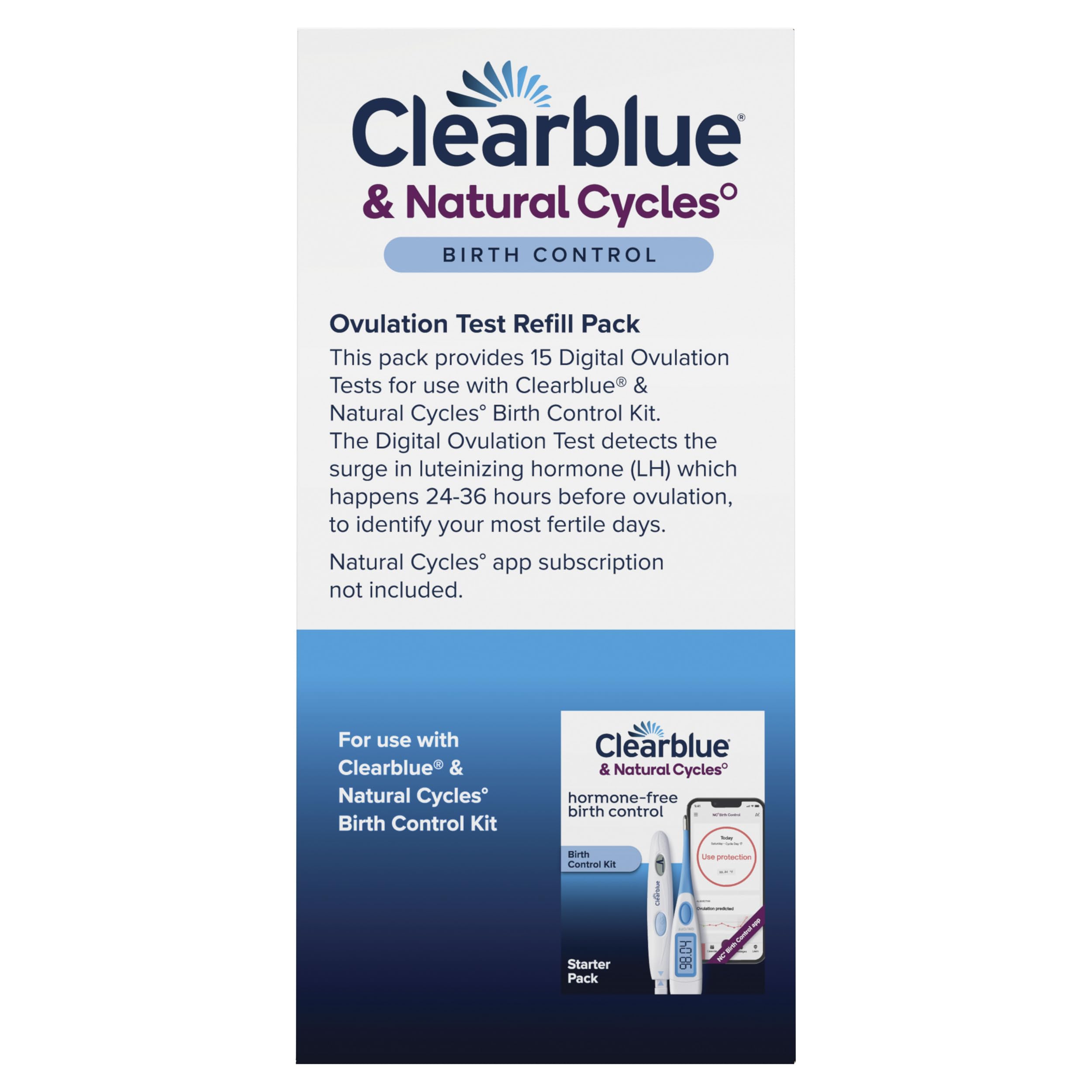 Escenario diario con Clearblue sobre mesa de baño, integración en rutina