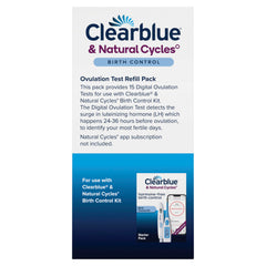 Escenario diario con Clearblue sobre mesa de baño, integración en rutina