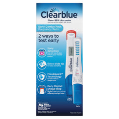 Clearblue etiqueta e instrucciones detalladas para uso correcto y seguro