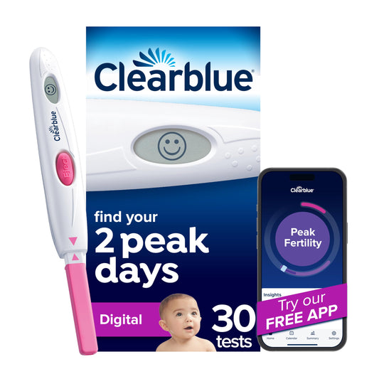 clearblue lector digital frontal muestra resultado claro para facilitar decisiones