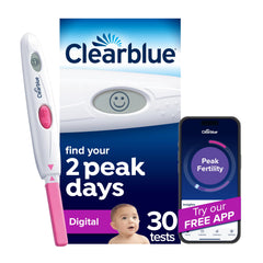 clearblue lector digital frontal muestra resultado claro para facilitar decisiones