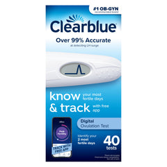 Clearblue lector digital frontal con pantalla clara y uso sencillo