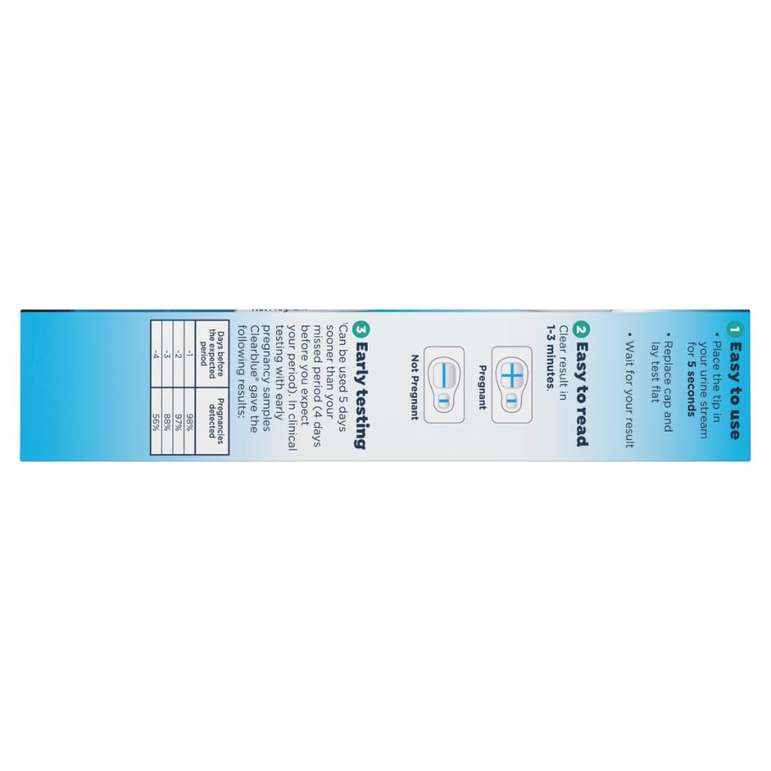 Clearblue paquete de tres unidades, ahorro y pruebas repetidas convenientes
