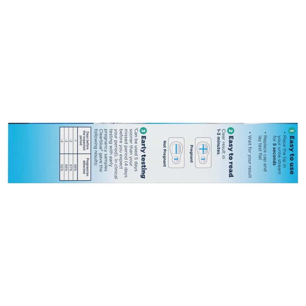 Clearblue paquete de tres unidades, ahorro y pruebas repetidas convenientes