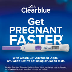 Clearblue prueba en mano demostrando uso cómodo y manejo sencillo
