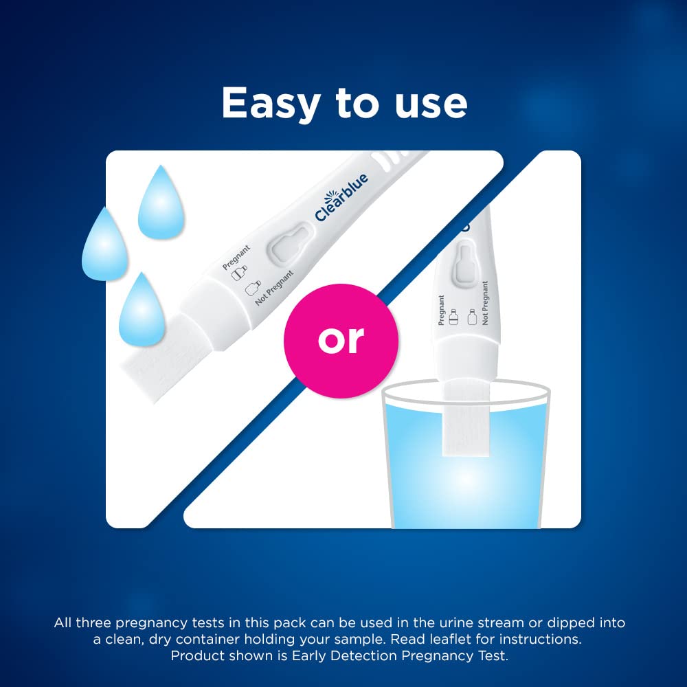 Clearblue prueba rápida en uso para obtener resultado en minutos