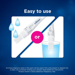 Clearblue prueba rápida en uso para obtener resultado en minutos