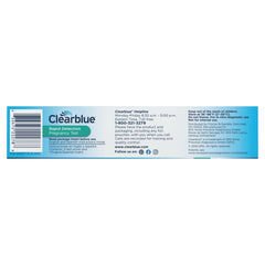 Clearblue punta que cambia de color rosa confirmando absorción y seguridad