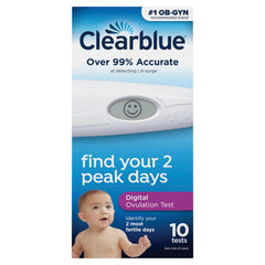 Clearblue tira de prueba con punta absorbente, higiene y facilidad