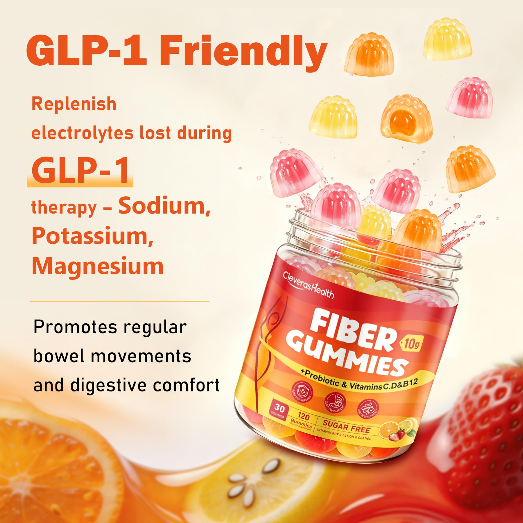 CleverasHealth etiqueta nutritiva y lista de ingredientes clara