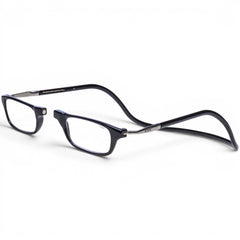 Gafas Clic vista frontal mostrando el cierre magnético y accesibilidad inmediata