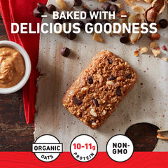 CLIF Bar barra abierta que muestra miga densa para aporte nutritivo