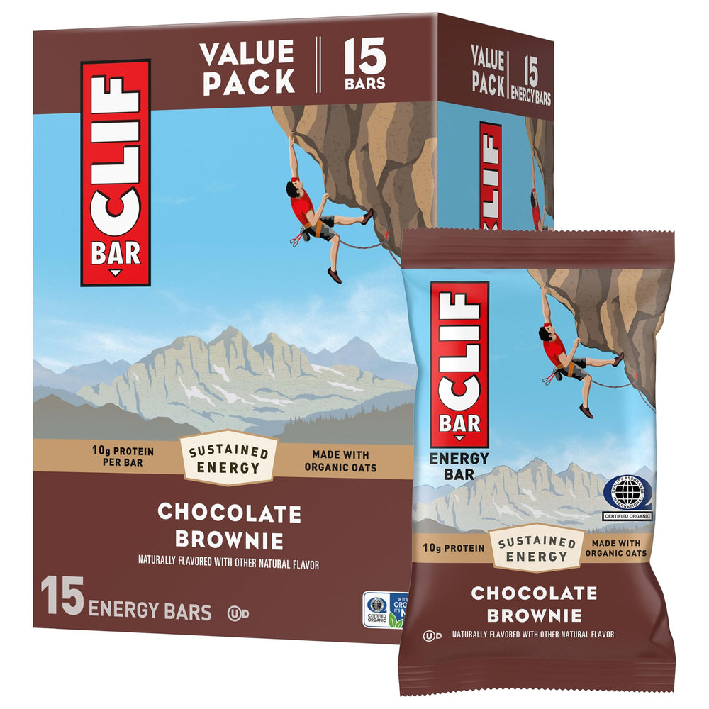 CLIF Bar frente del empaque muestra sabor y conveniencia