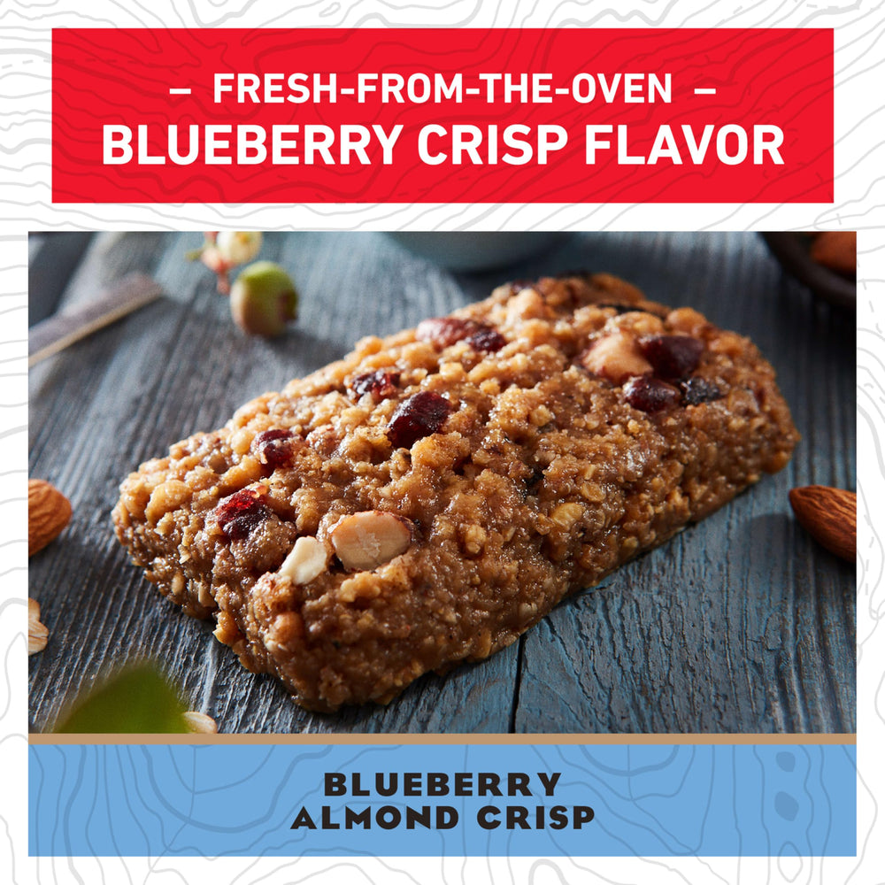 CLIF Bar almendras y arándanos visibles que aportan sabor y nutrientes
