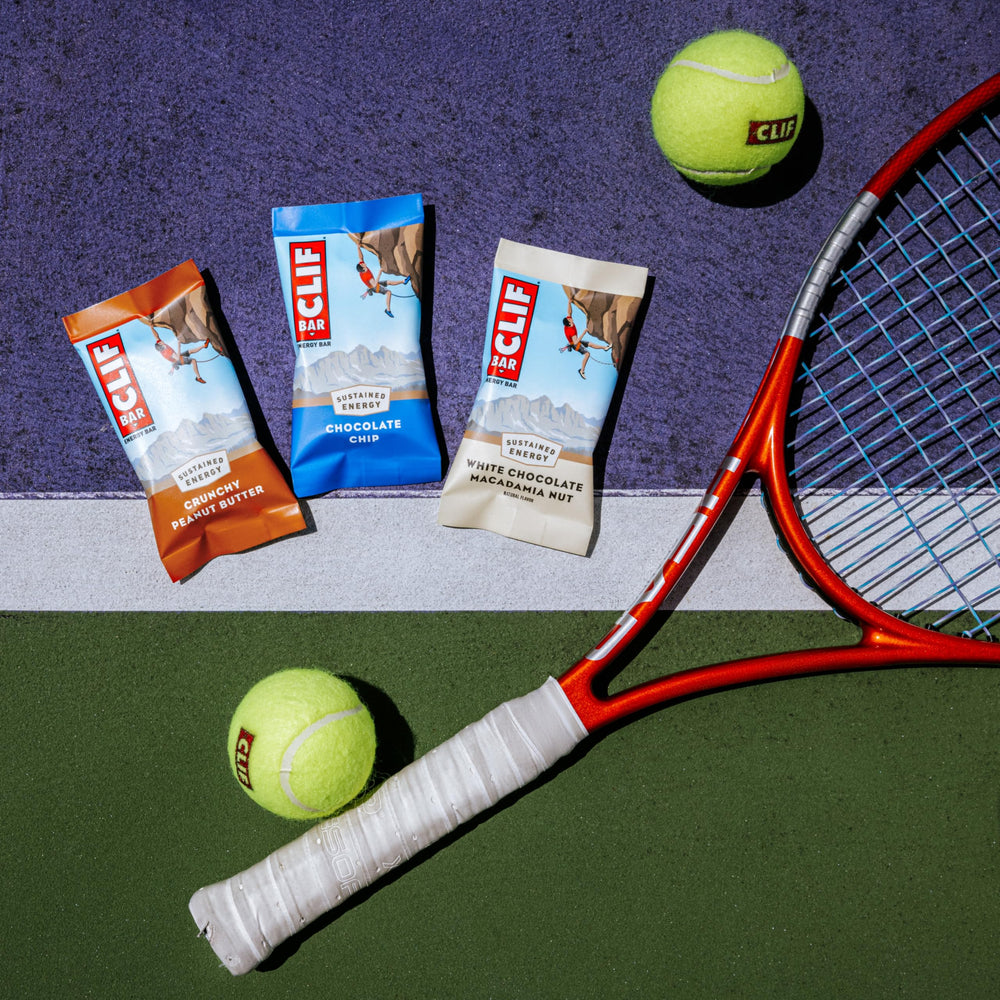 CLIF Bar avena orgánica en primer plano, muestra ingrediente base y calidad vegetal