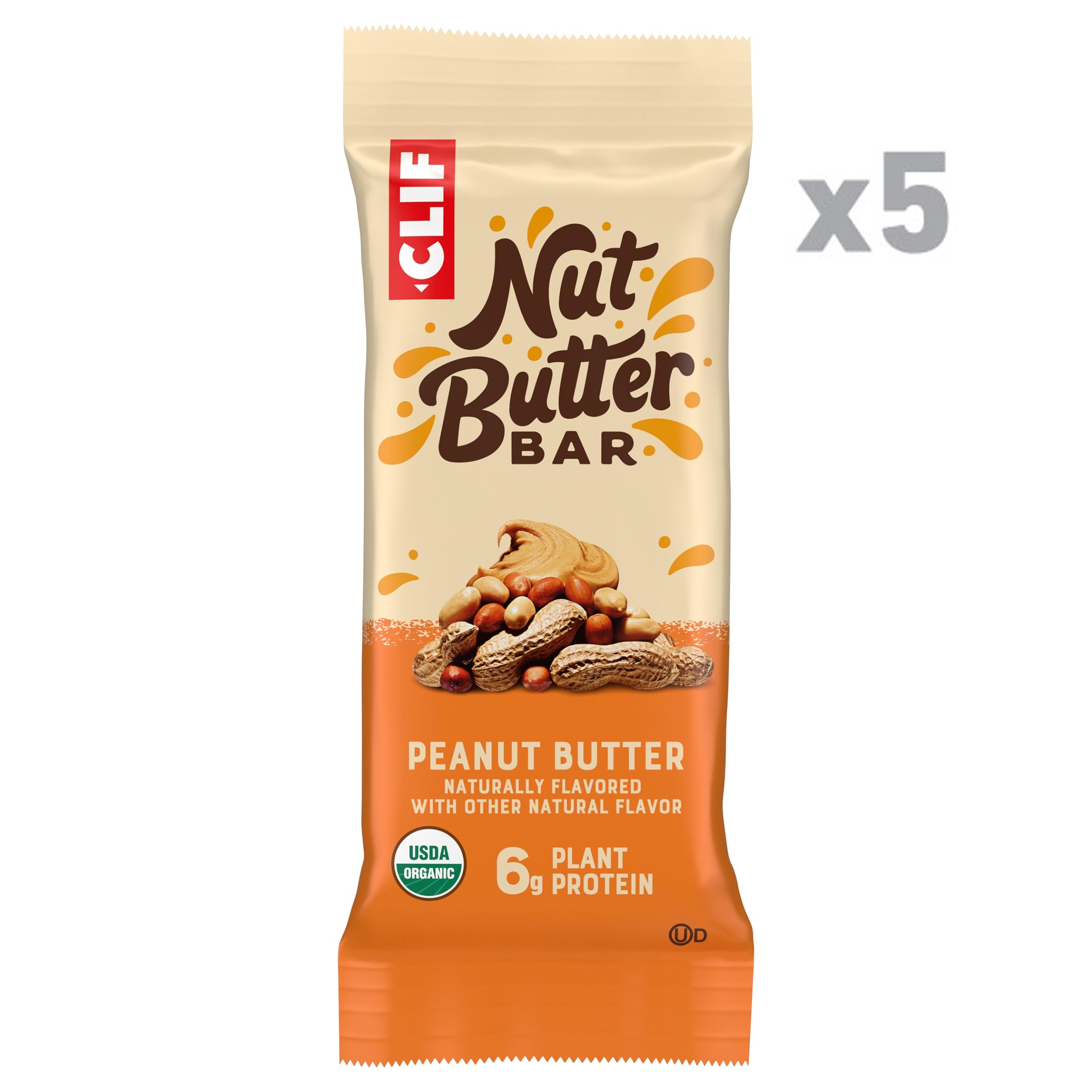 CLIF textura cremosa del relleno de cacahuate que apetece