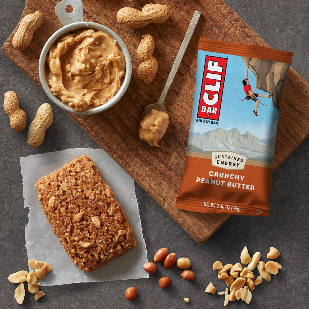CLIF Bar etiqueta de ingredientes destacando ingredientes orgánicos