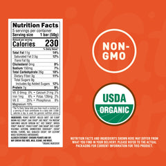CLIF Bar etiqueta orgánica y Non-GMO mostrando calidad certificada