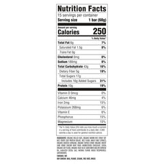 CLIF Bar avena orgánica como ingrediente saludable visible