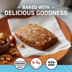 CLIF Bar Mini abierto sabor Chocolate Chip con chips visibles y sabor
