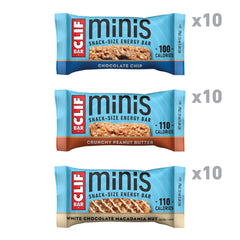 CLIF Bar Minis primer plano de textura de avena orgánica para energía