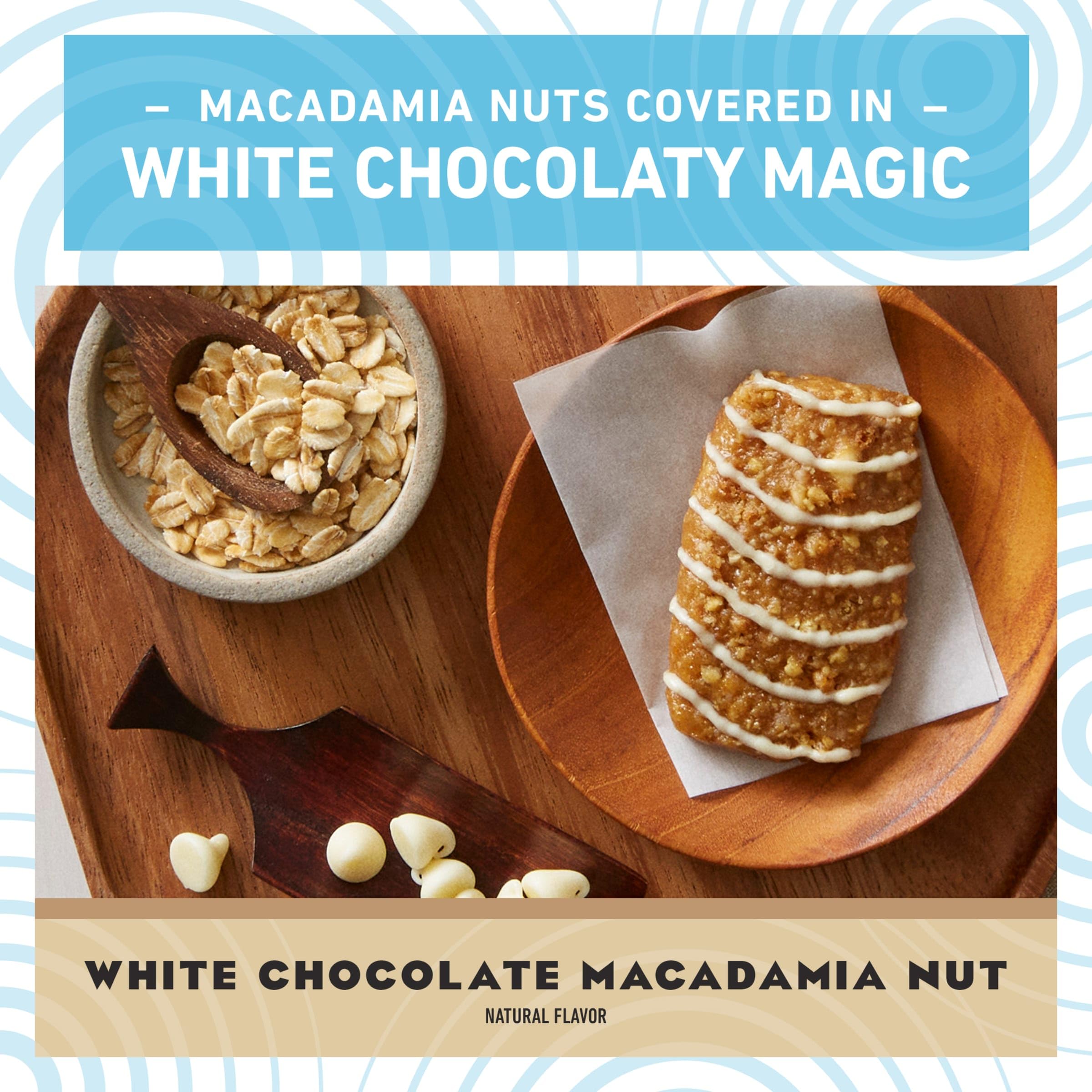 CLIF Bar textura cercana con nueces macadamia para sabor y grasas saludables