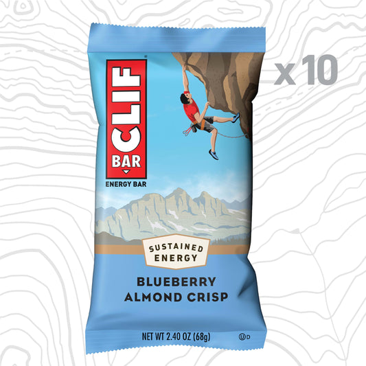 CLIF Bar textura interior de la barra que destaca fibra y saciedad