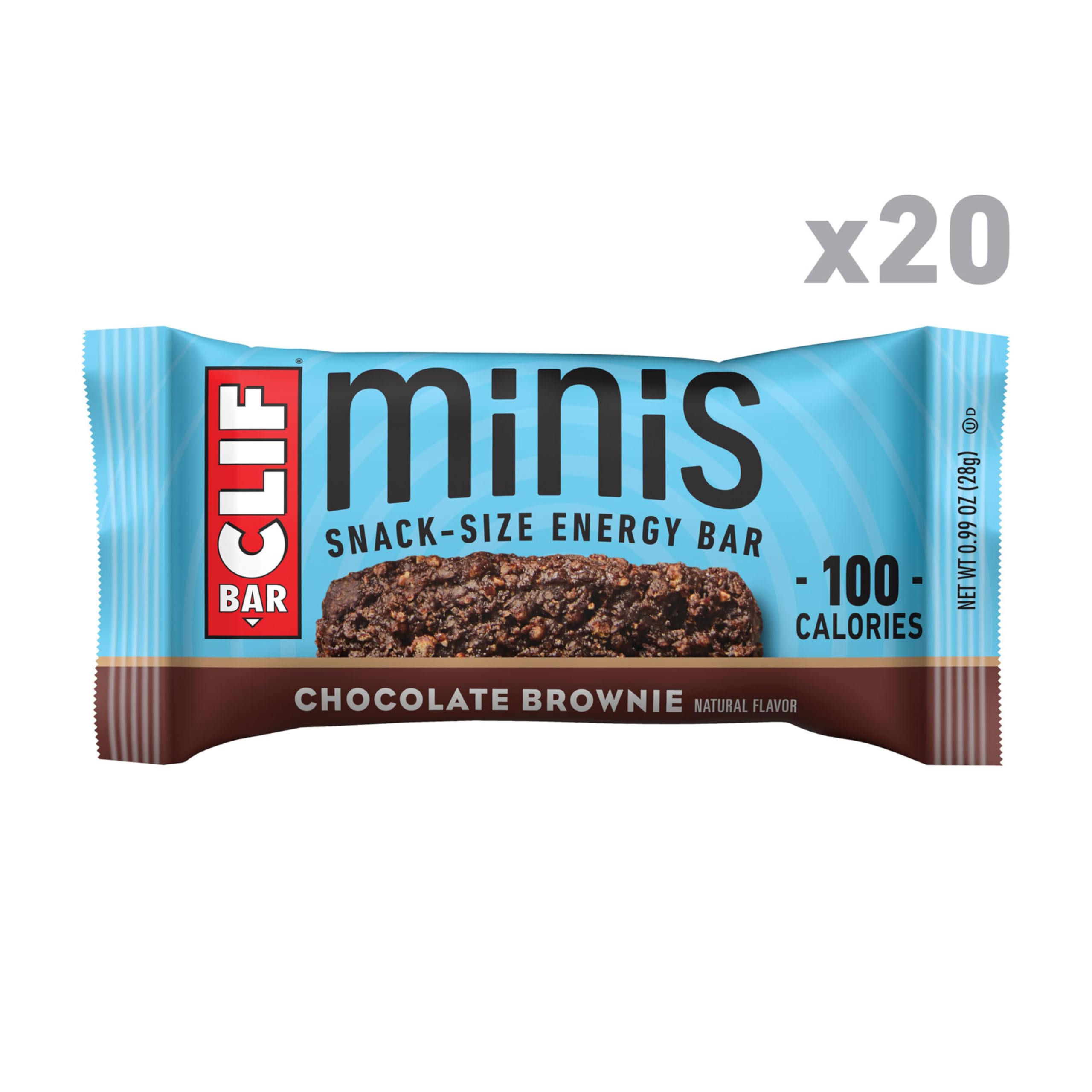 CLIF Bar textura del brownie mostrando chocolate y aporte de sabor