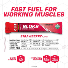CLIF Bar presentación de ingredientes plant-based de CLIF BLOKS, opción limpia