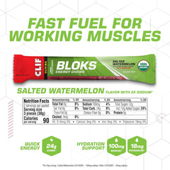 CLIF Bar etiqueta de ingredientes orgánicos y sin GMO para confianza del deportista