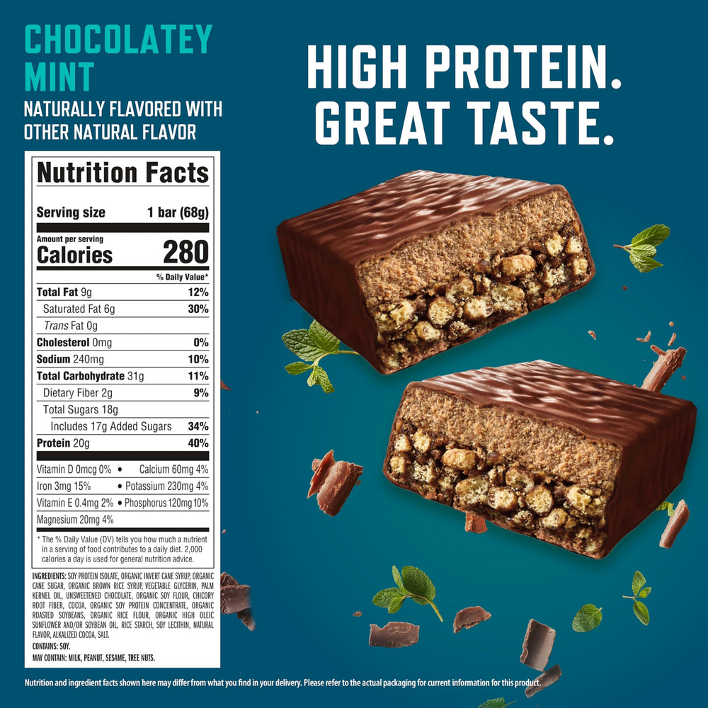 CLIF BUILDER'S barra desenvuelta con textura crujiente y sabor atractivo