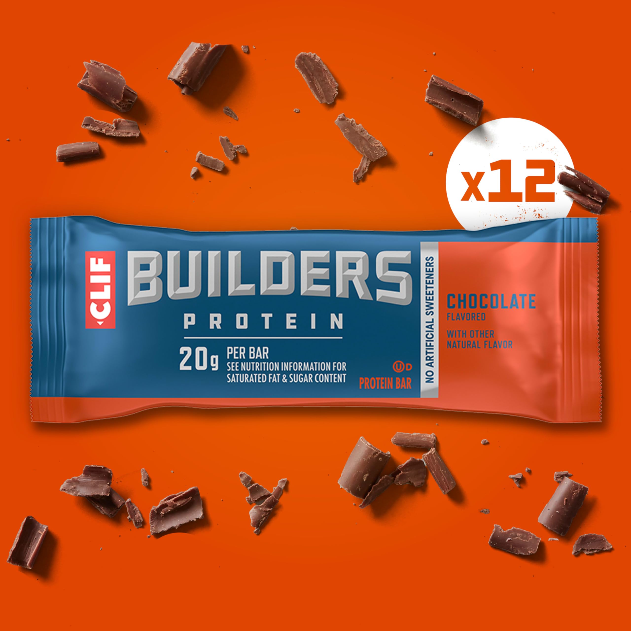CLIF BUILDERS barra en mano para ver escala y facilidad de transporte