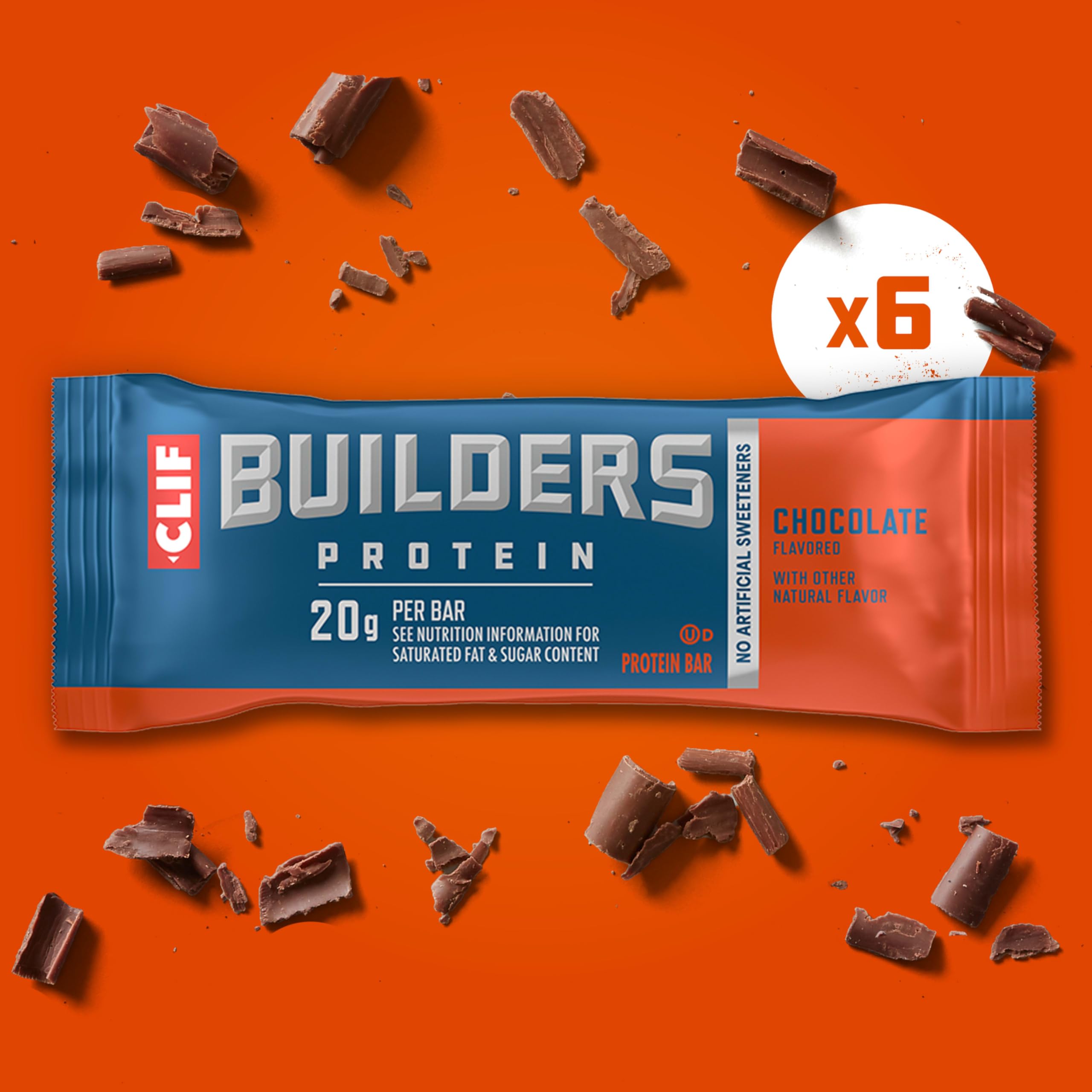 CLIF Bar primer plano de textura crujiente, disfrute y saciedad