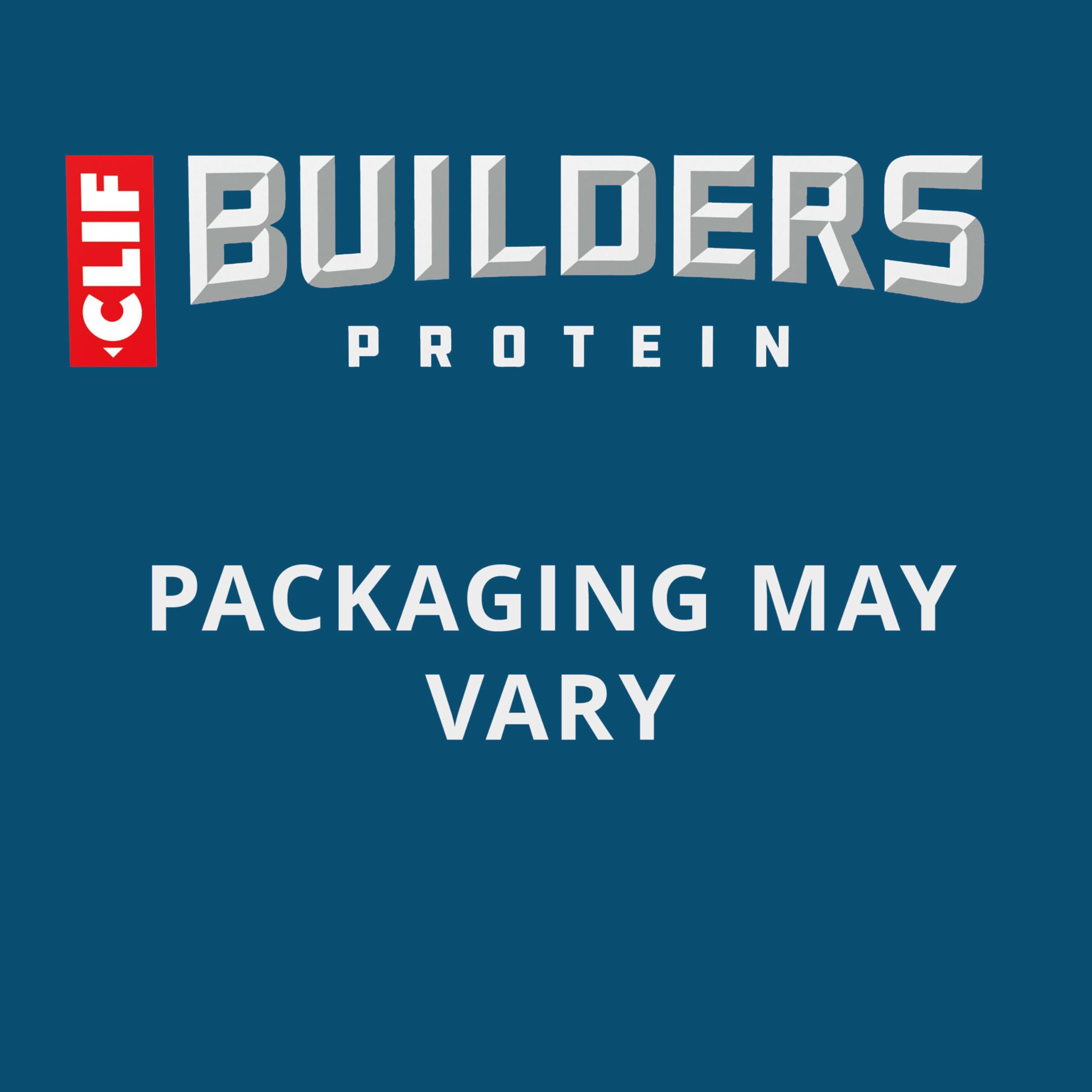 CLIF BUILDERS recubrimiento chocolateado crujiente aportando sabor satisfactorio