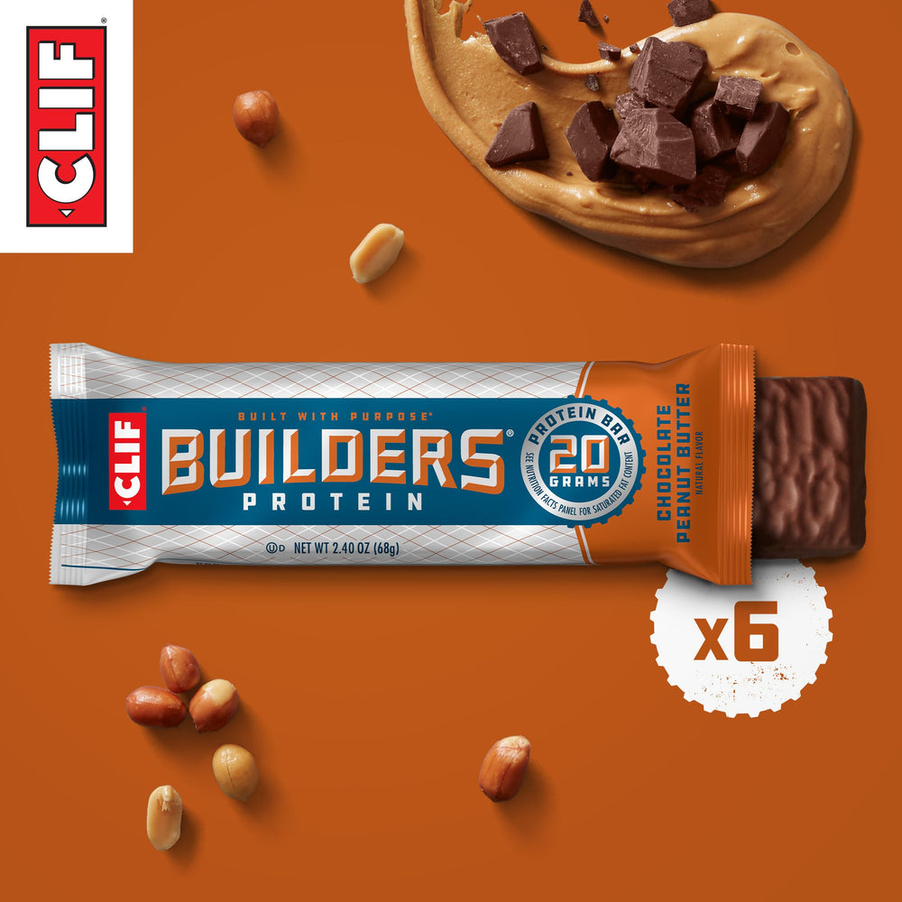 CLIF Bar primer plano de textura crujiente, aporta satisfacción y masticabilidad