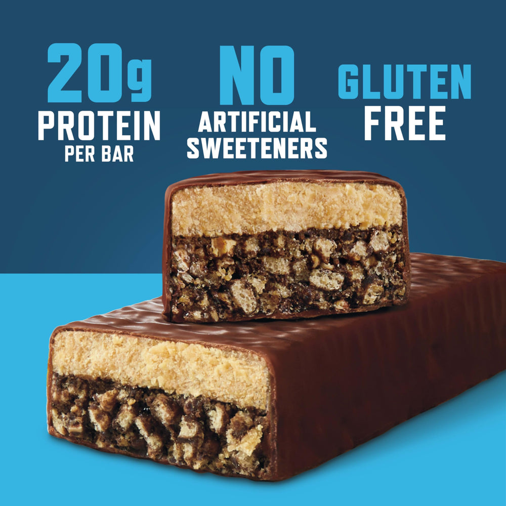 CLIF BUILDERS etiqueta nutricional en primer plano informando proteína y macros