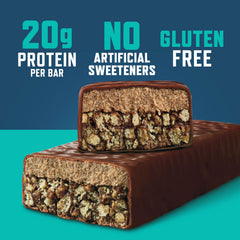 CLIF BUILDER'S etiqueta de ingredientes destacando perfil no OGM y sin gluten