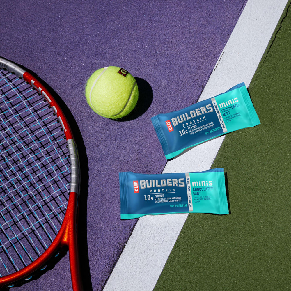 Clif Builders etiqueta nutricional enfocada en 10 g de proteína por unidad