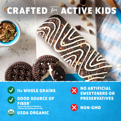 Clif Kid ZBar varias barras en una lonchera escolar, ideal para meriendas