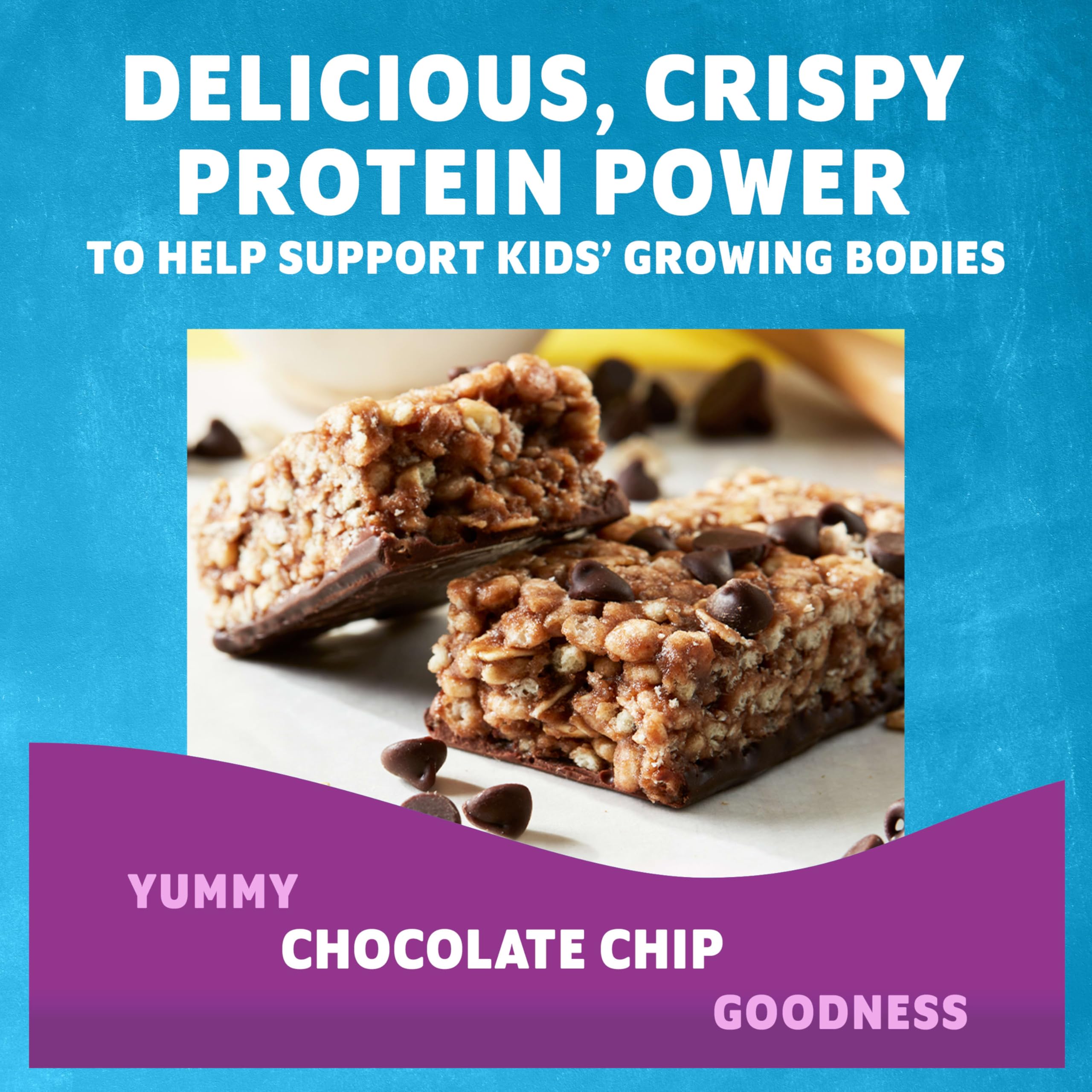 Clif Kid ZBar chispas de chocolate en primer plano aportando sabor