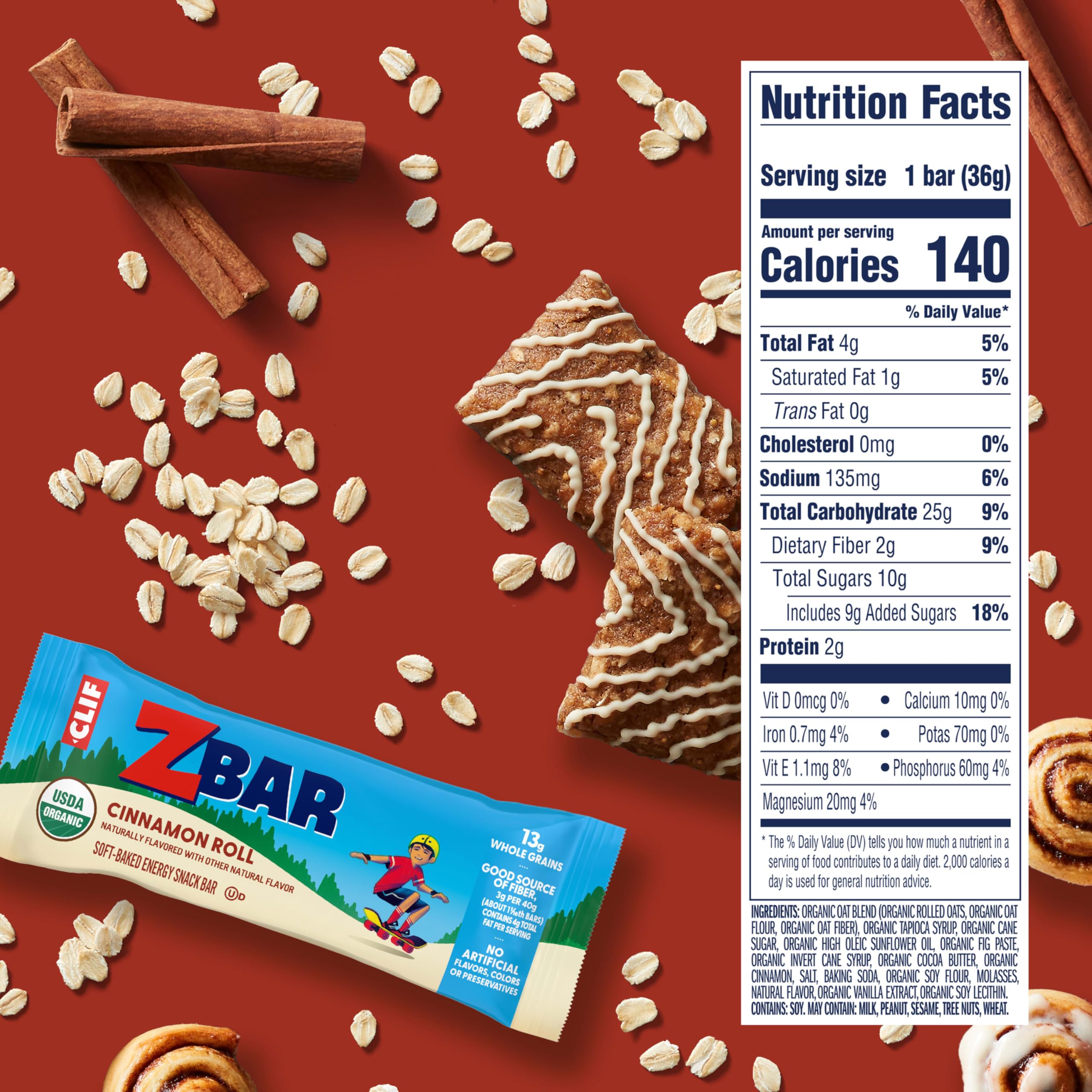 Clif Kid ZBar textura blanda y masticable que facilita comer para niños